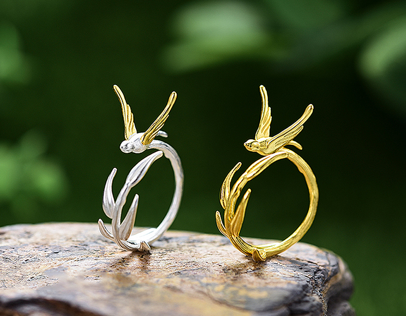 Swallow Willow Ring