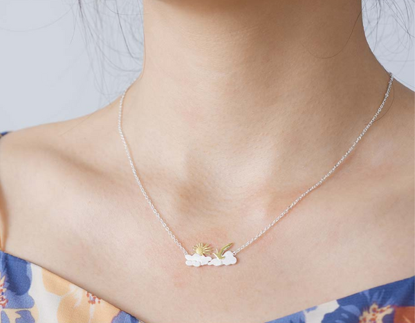 Sunrise Moment Bird Necklace