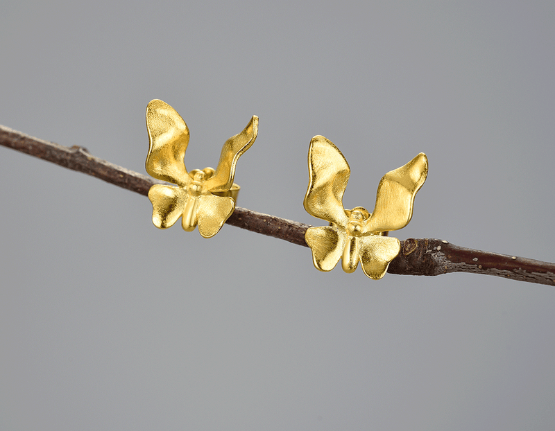 Butterfly Stud Earring