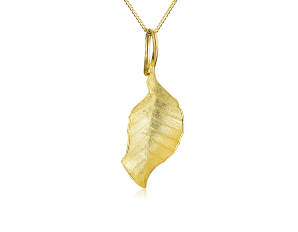 Elegant Autumn Leaf Necklace