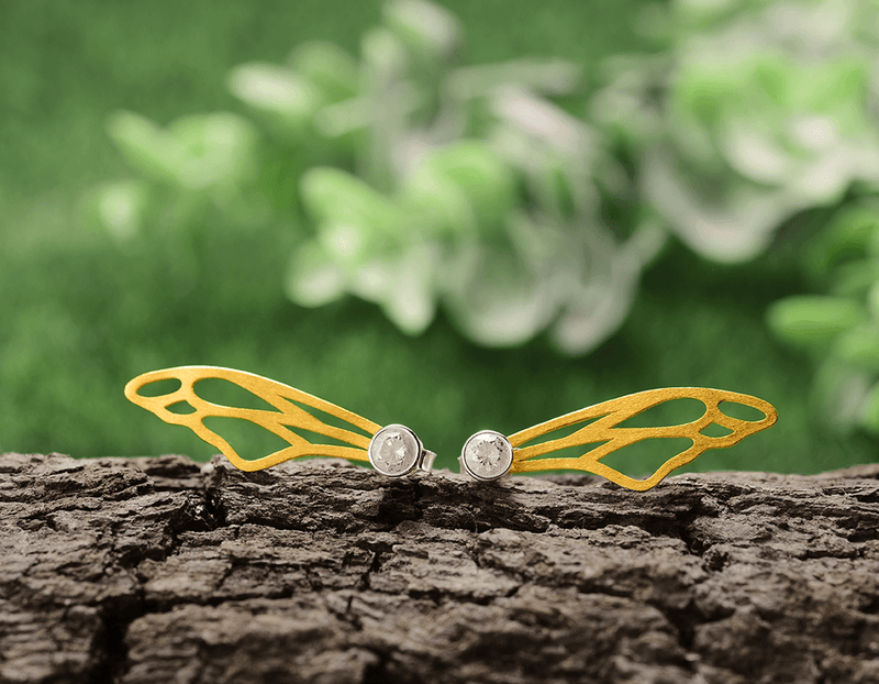 Hollow Butterfly Wings Earring