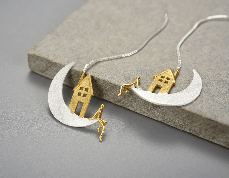 Home on the Moon Earring