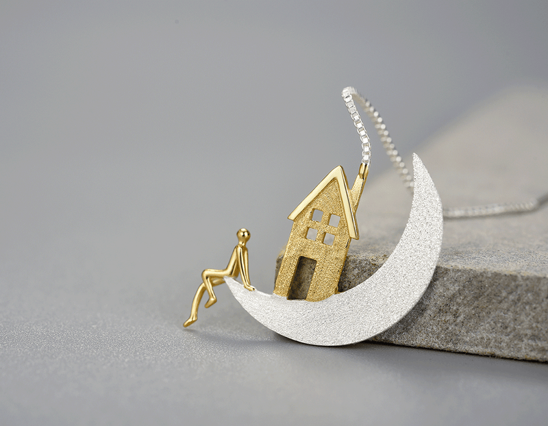 Home on the Moon Earring