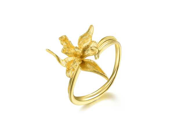 Iris Flower Ring