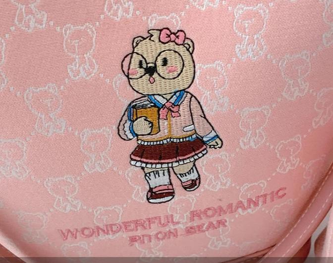 Rose Bear Bag