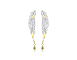 Vintage Feather Earring