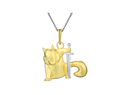 Warrior Squirrel Pendant