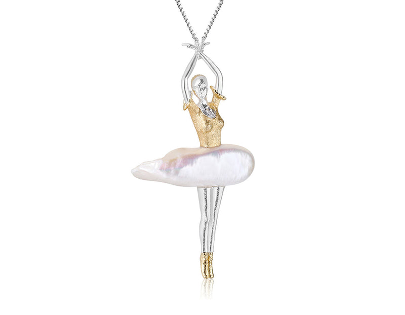 Elegant Ballerina Pendant