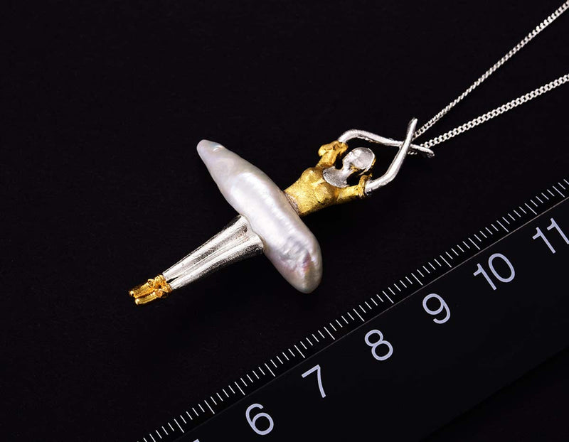 Elegant Ballerina Pendant