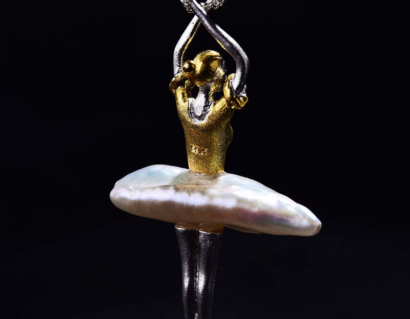 Elegant Ballerina Pendant