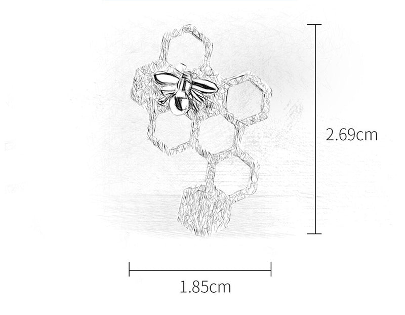 Honeycomb Earring