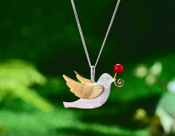 Flying Pigeon Pendant