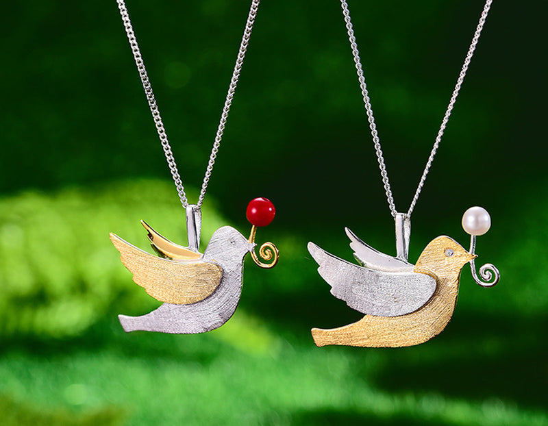 Flying Pigeon Pendant