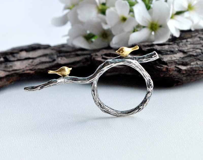 Birds on Branch Ring