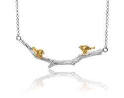 Birds on Branch Necklace