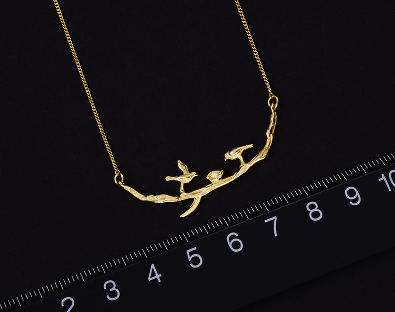 Birds on Branch Necklace II