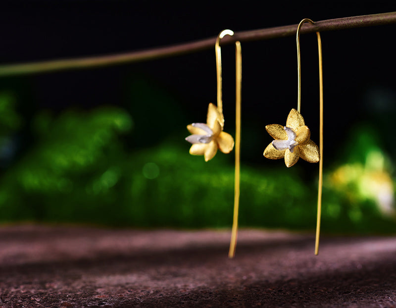 Blooming Orchids Earring