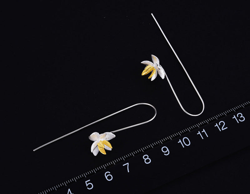 Blooming Orchids Earring