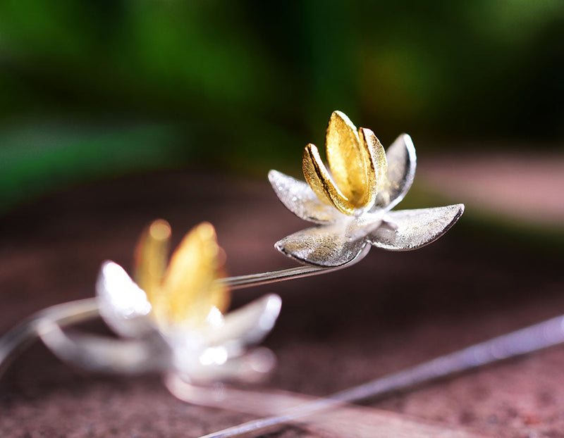 Blooming Orchids Earring