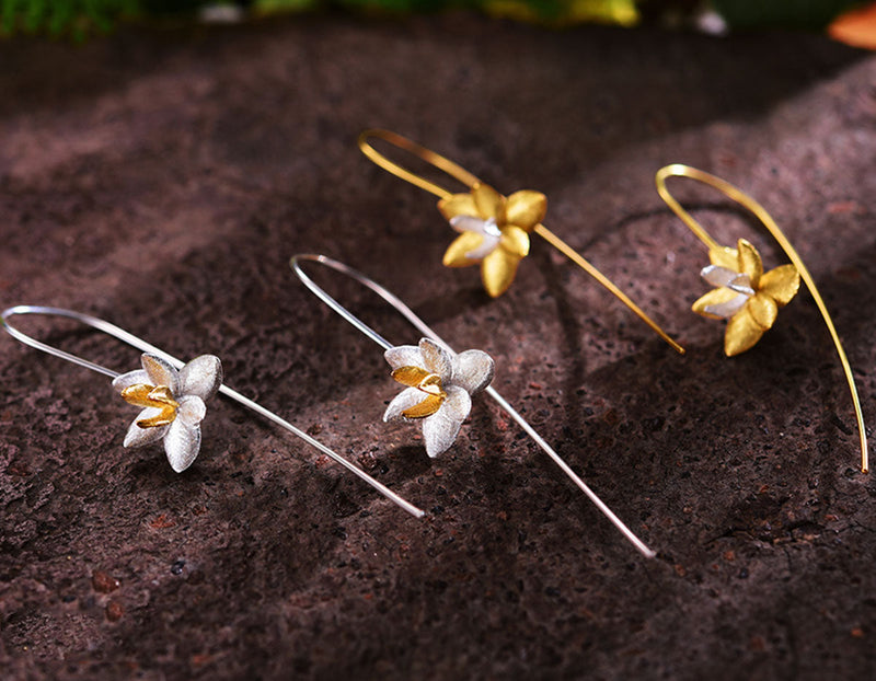 Blooming Orchids Earring