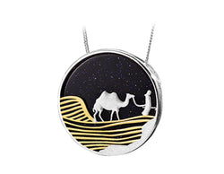 Desert on a Starry Night Pendant