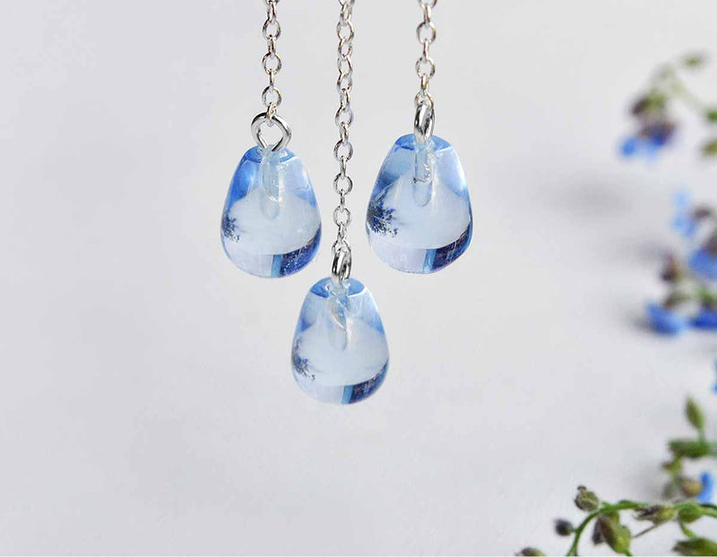 Cloud Tassel Raindrops Pendant