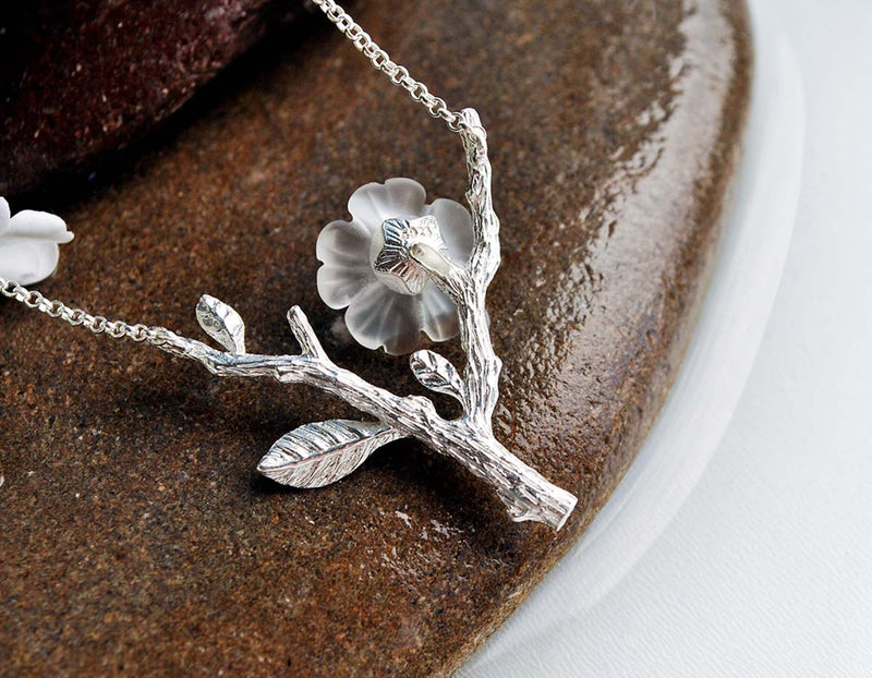 Flower in the Rain Necklace