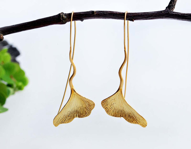 Gingko Leaf Earring