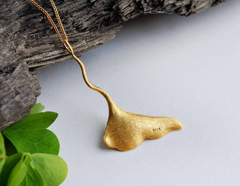 Gingko Leaf Pendant