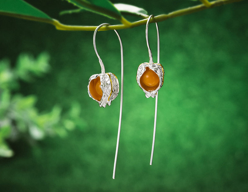 Groundcherries Earring