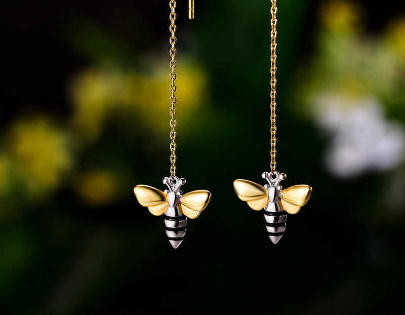 Honeybee Dangle Earring