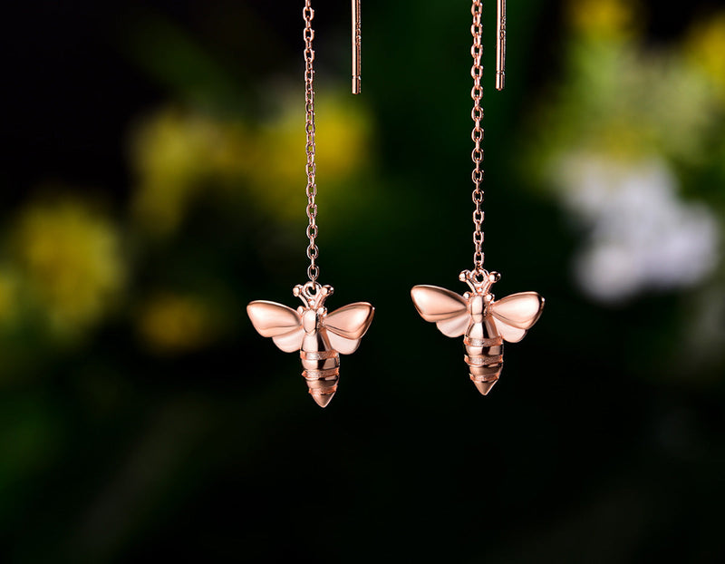 Honeybee Dangle Earring