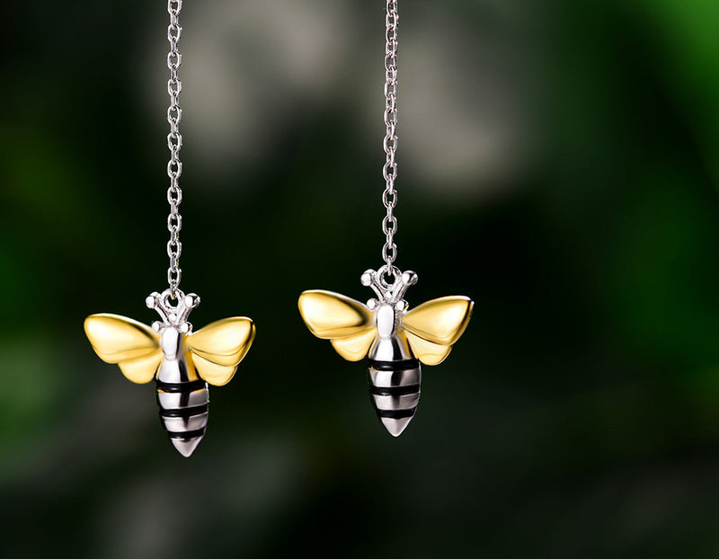 Honeybee Dangle Earring