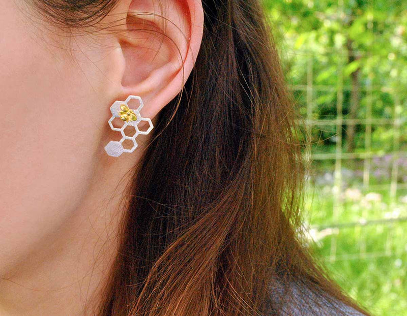 Honeycomb Earring