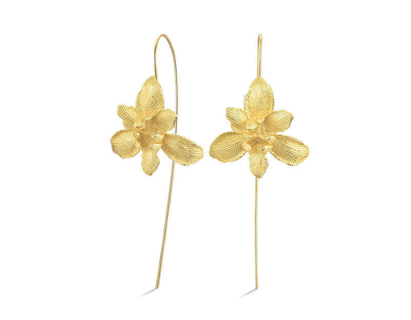 Iris Flower Earring