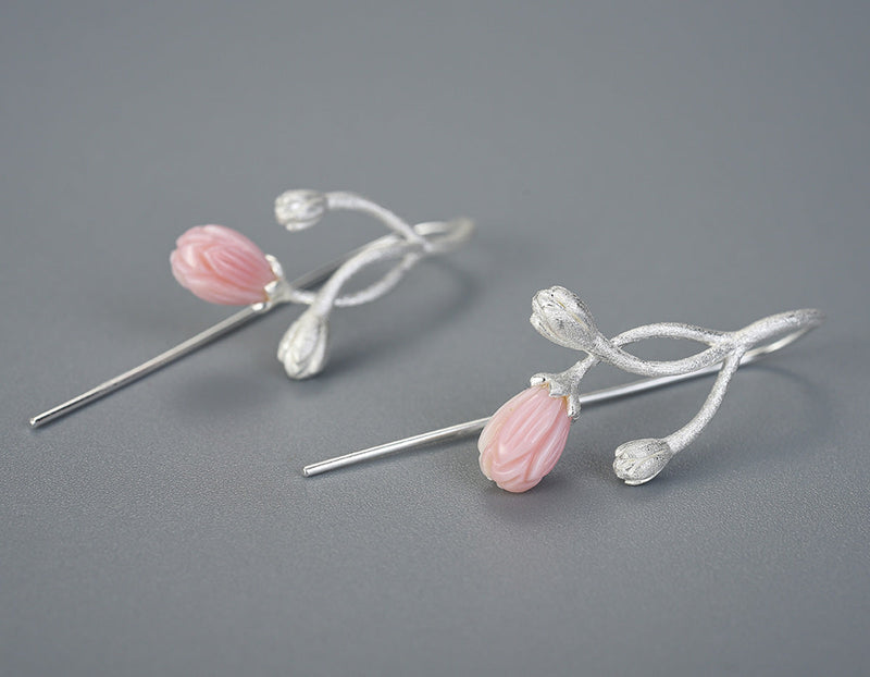 Jasmine Flower Pink Earring