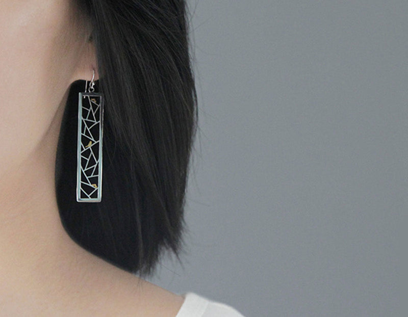 Birds Kirigami Earring