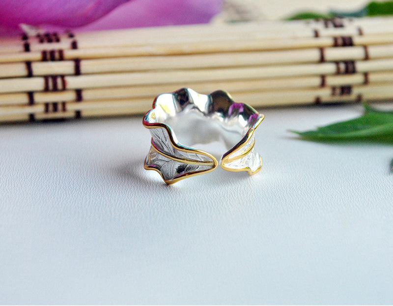 Peony Leaf Ring