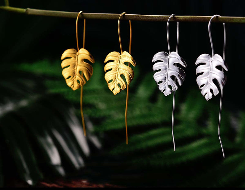 Monstera Leaves Earring