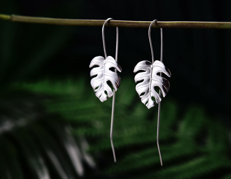 Monstera Leaves Earring