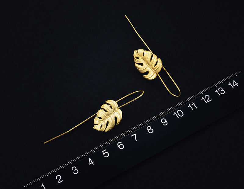 Monstera Leaves Earring