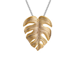 Monstera Leaf Pendant