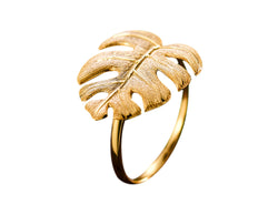 Monstera Leaf Ring