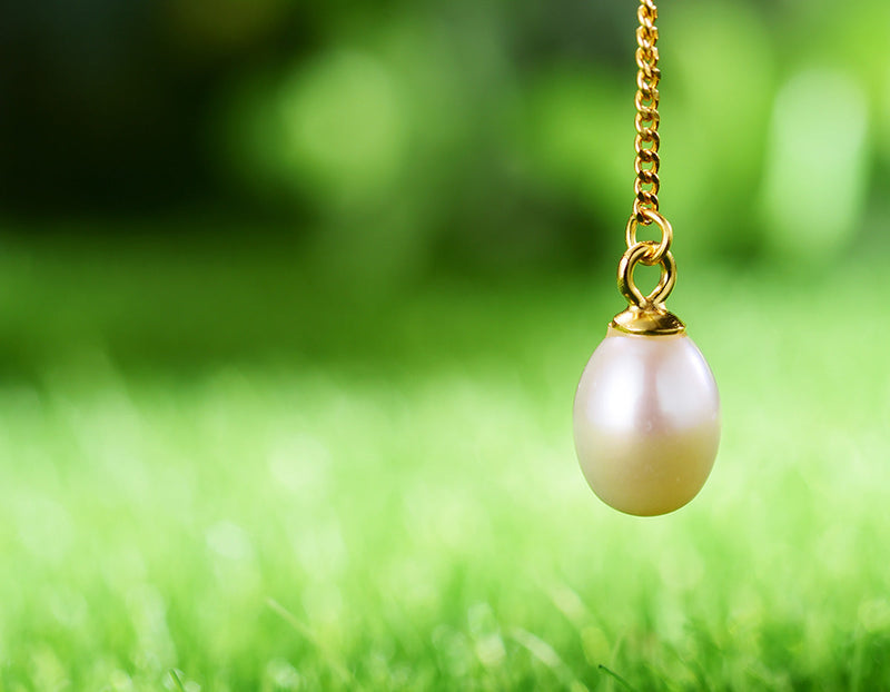 Morning Dew on the Olive Leaves Necklace