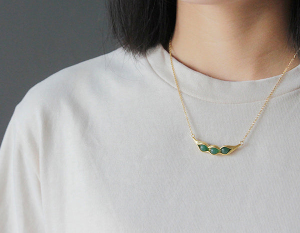 Peapod Necklace