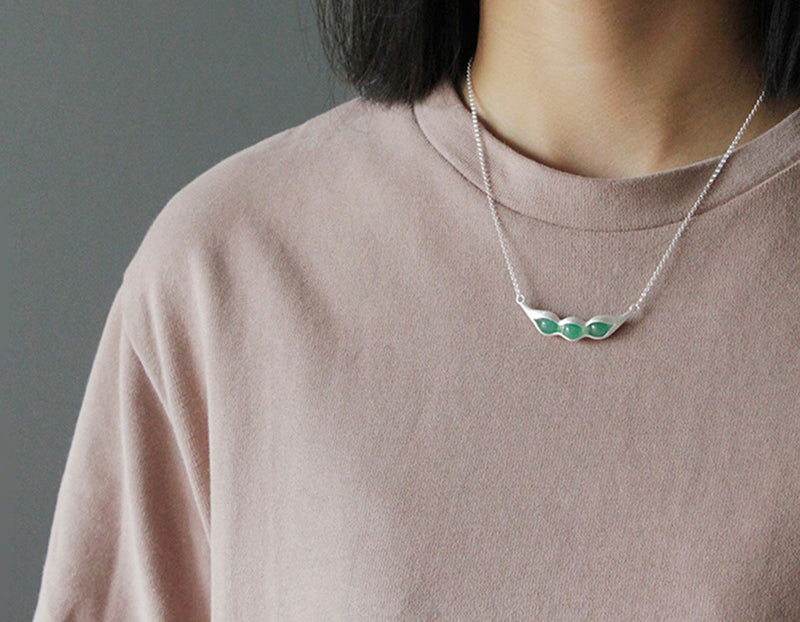 Peapod Necklace