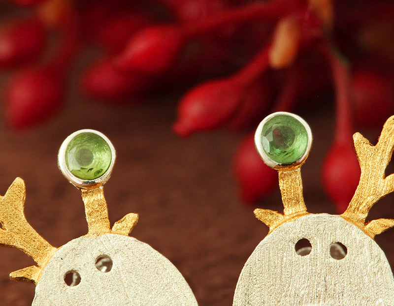 Christmas Reindeer Earring