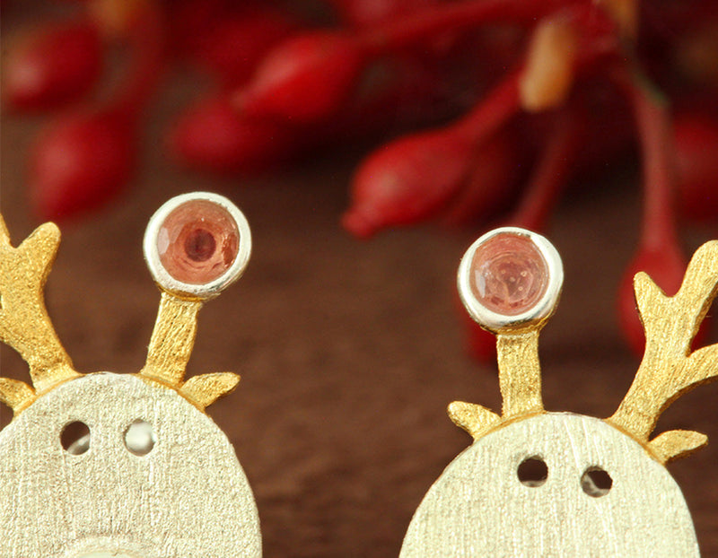 Christmas Reindeer Earring