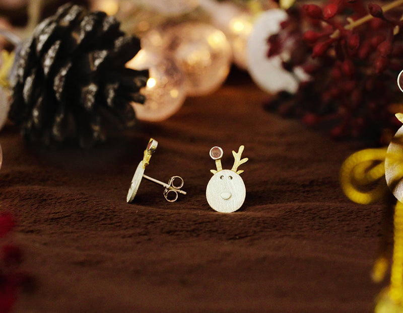 Christmas Reindeer Earring