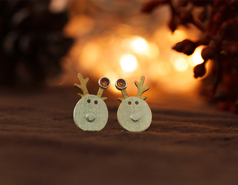 Christmas Reindeer Earring